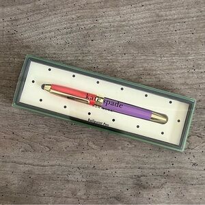 Kate Spade Thoughts On Her Sleeve Ballpoint Pen